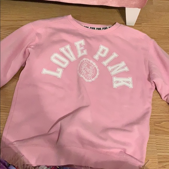Victoria Secret Pink Crew Neck Sweatshirt - Picture 1 of 2